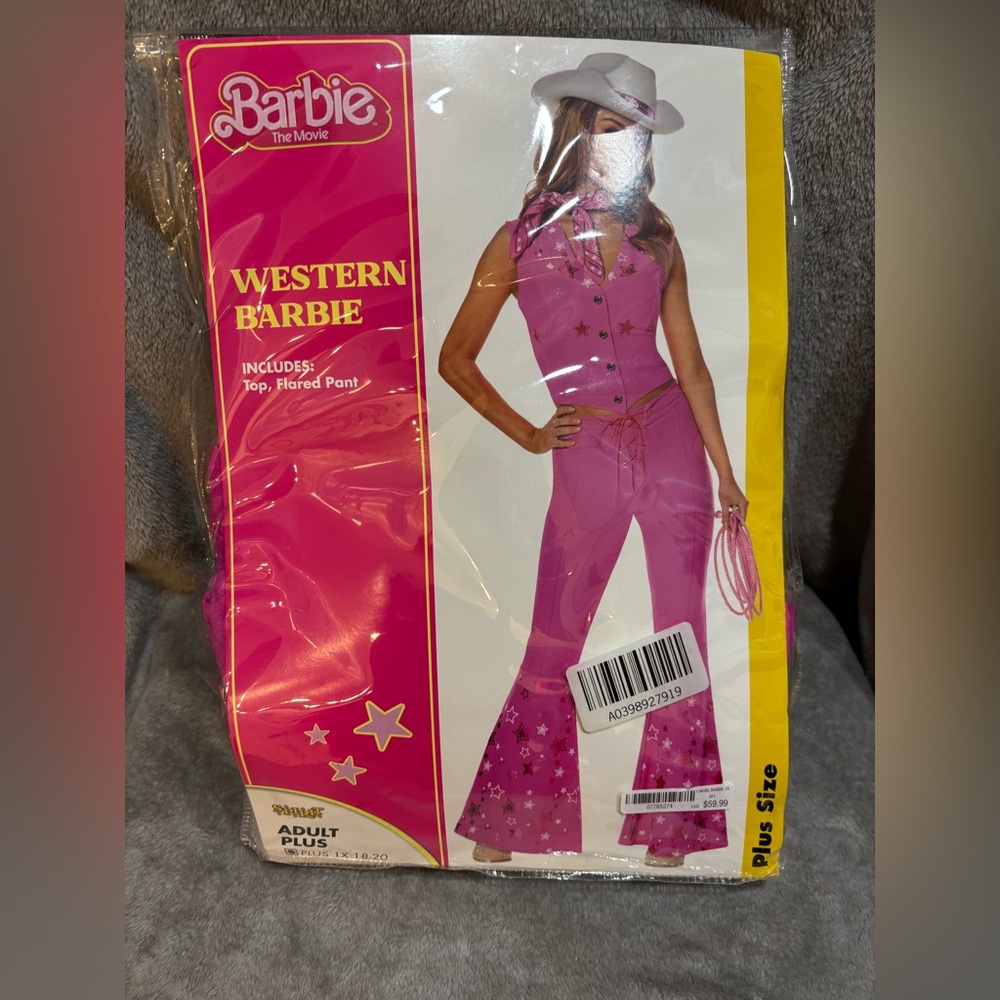 Barbie Movie Western Costume 1X